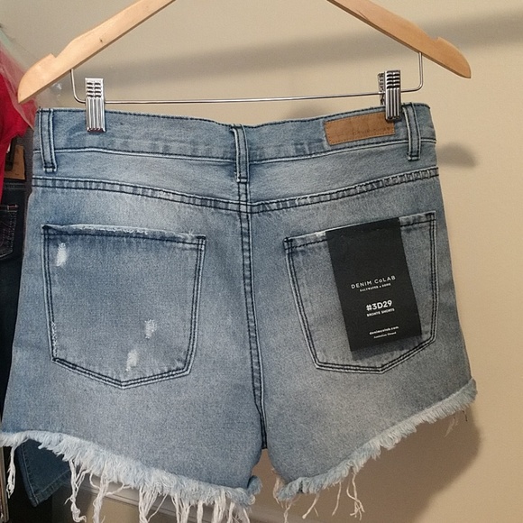 Denim Co Lab Denim Shorts, NWT, Sz 29 - Picture 4 of 8